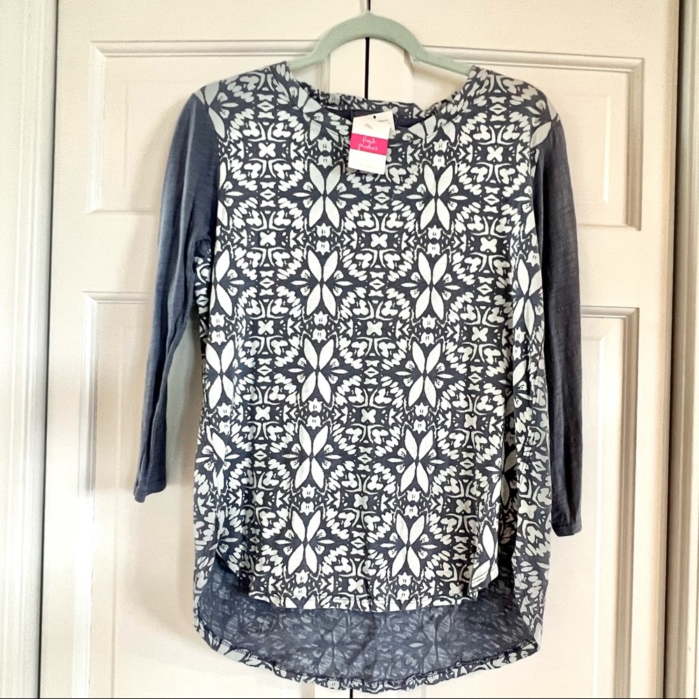 Fresh Produce Island Batik Catalina Top Deep Dive Blue